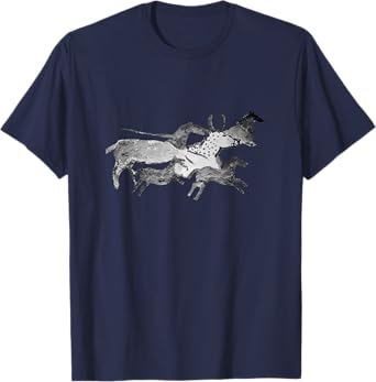 Lascaux Cave Art. Early horses cave paintings. T-Shirt