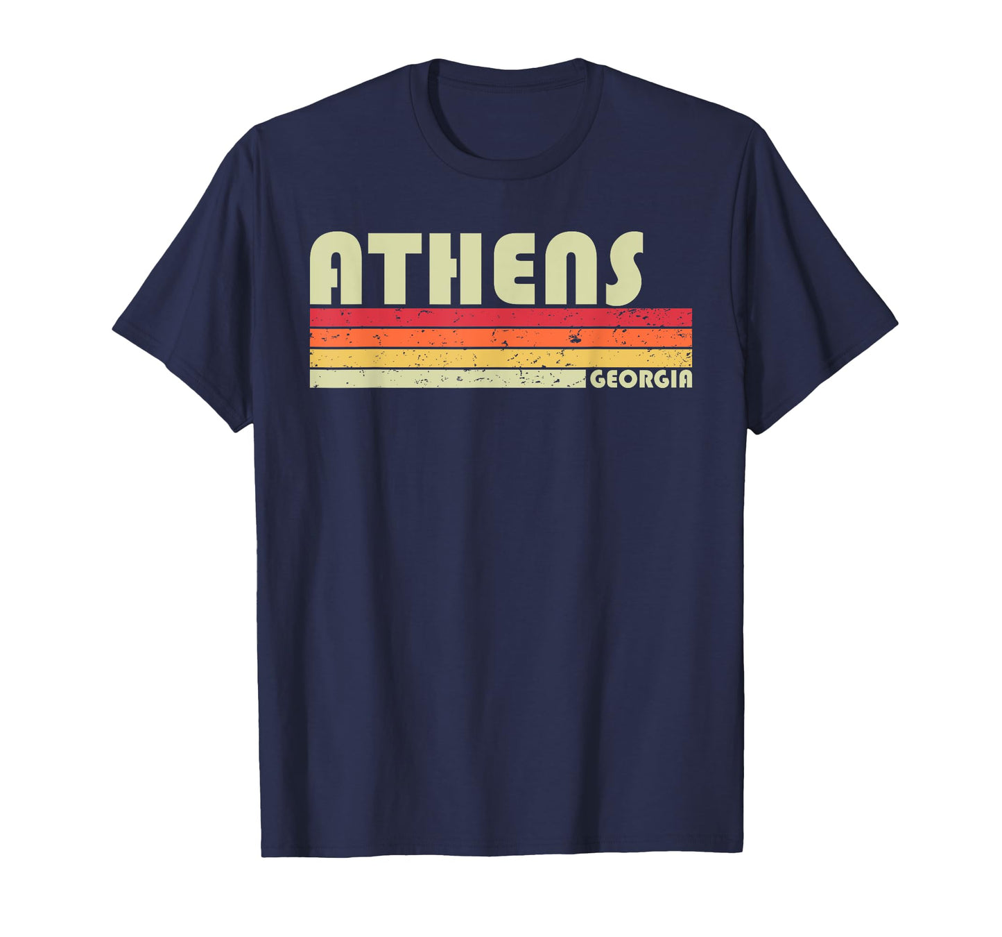 ATHENS GA GEORGIA Funny City Home Roots Gift Retro 70s 80s T-Shirt