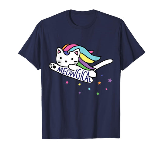 Meowgical Caticorn Cat Unicorn Kittycorn T-Shirt