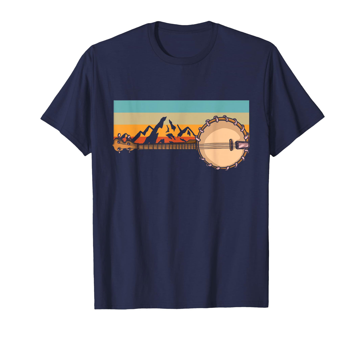 Banjo Tshirt For Men Bluebird Tennesse Mandolin Bluegrass T-Shirt