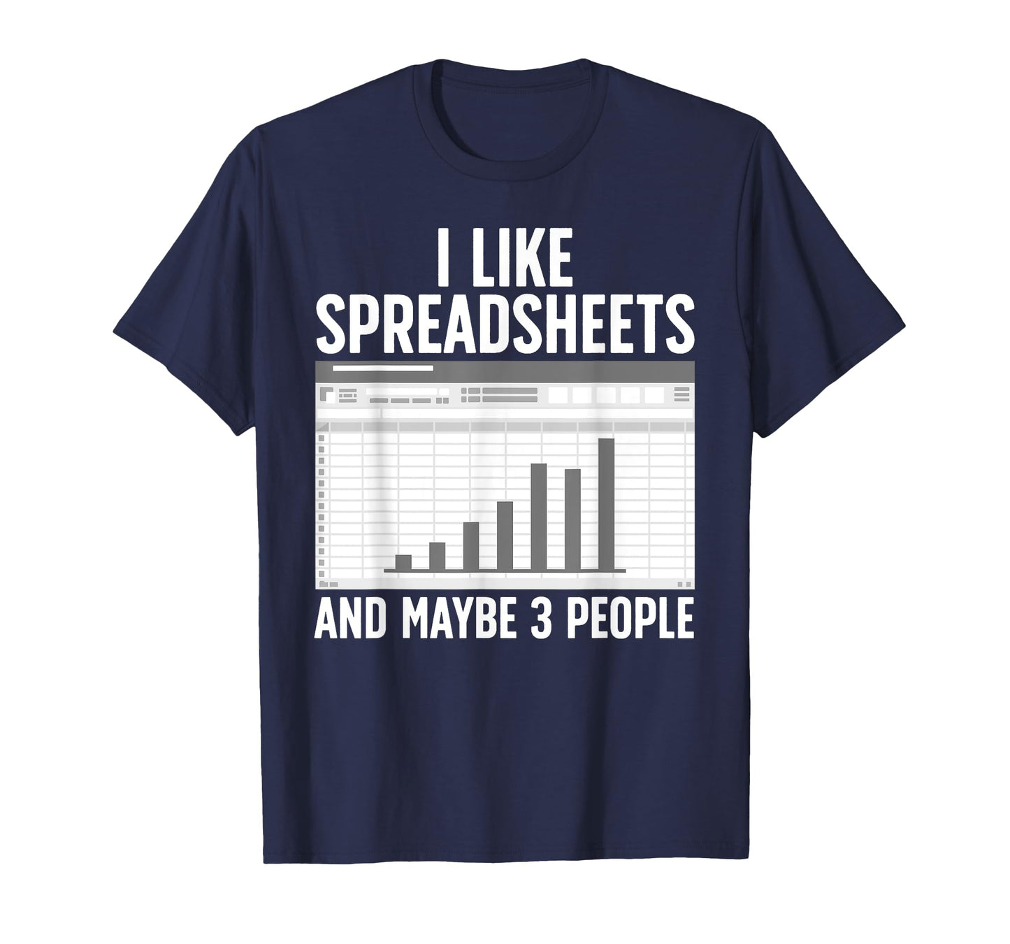 Cool Accountant For Men Women Tax Accounting Spreadsheet CPA T-Shirt