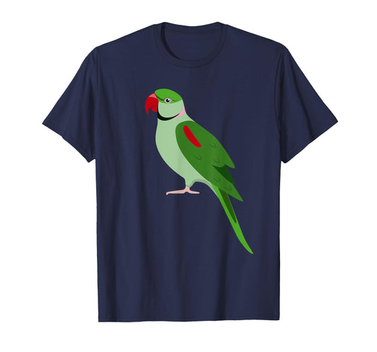Alexandrine Parakeet Parrot Bird Men Women Boys Or Girls T-Shirt