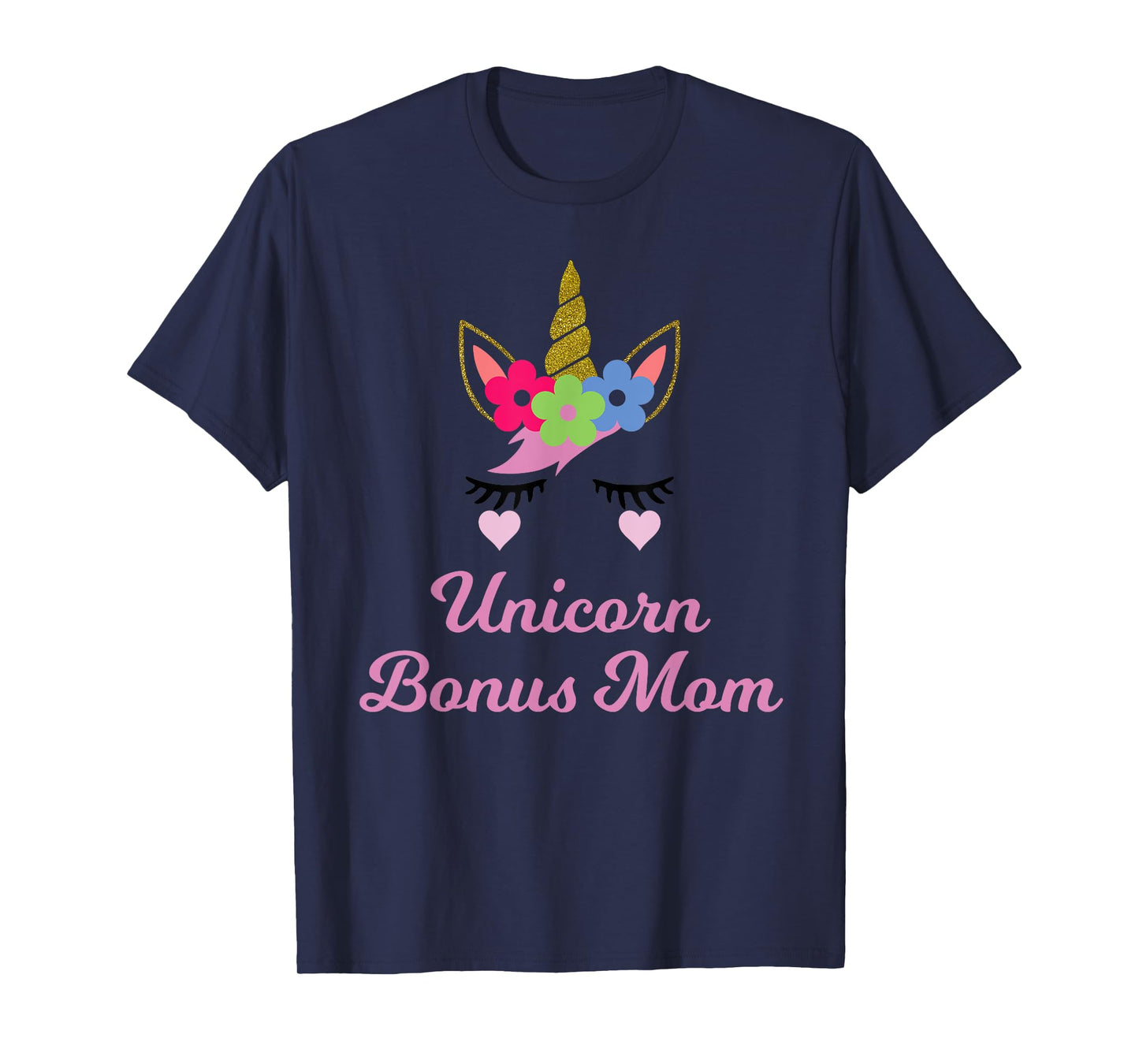 Unicorn Bonus Mom T-Shirt, Unicorn Gift, Girl Birthday Party T-Shirt