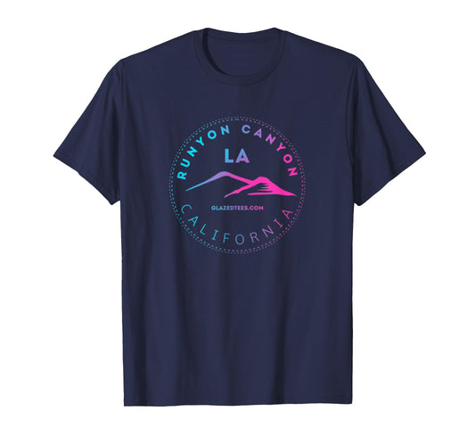 Runyon Canyon Los Angeles - Retro Hollywood California T-Shirt