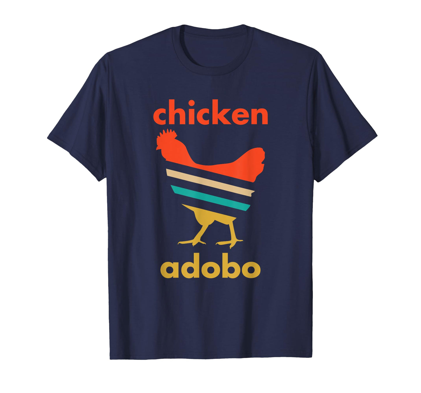 Funny Filipino Adobo Shirt Chicken Adobo Retro Style T-Shirt