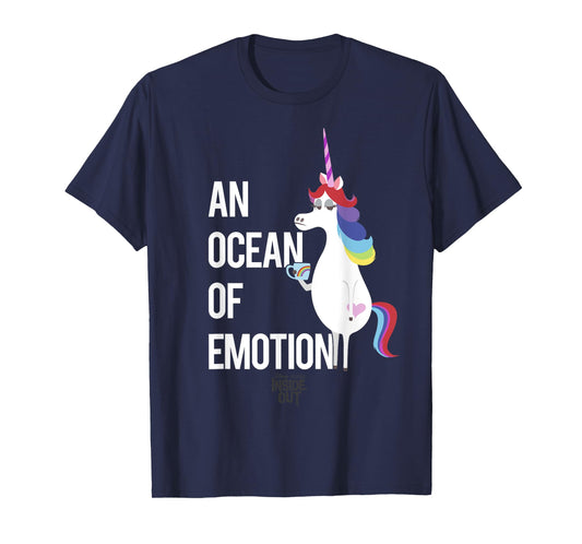 Disney Pixar Inside Out Unicorn An Ocean Of Emotion Logo T-Shirt