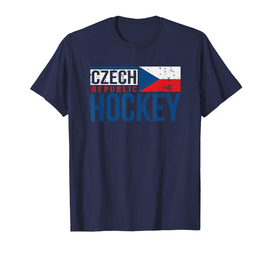 Czech Republic Czechia Hockey International Ice Supporter T-Shirt