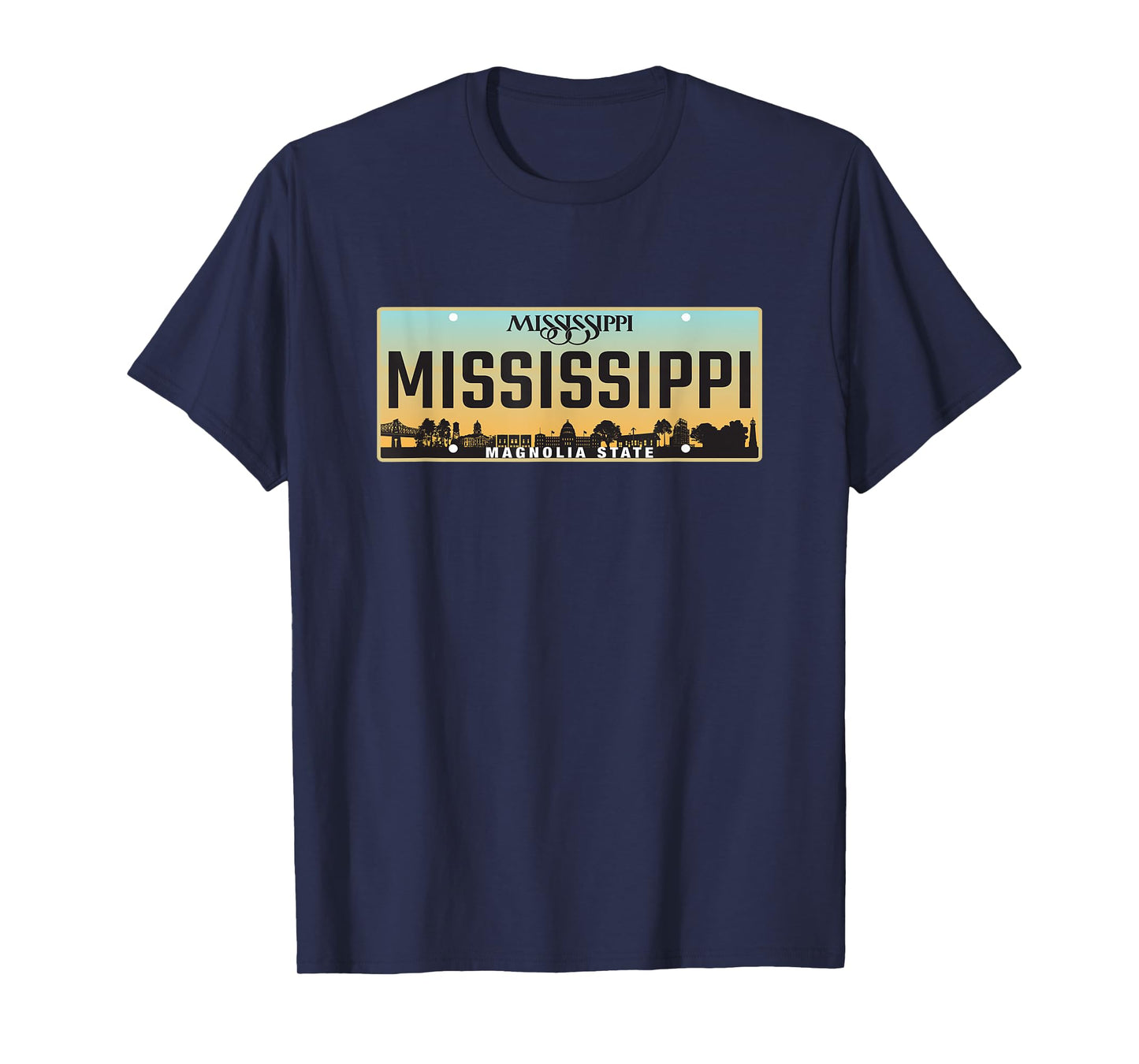 Mississippi License Plate - Great Gift Idea - Car Enthusiast T-Shirt