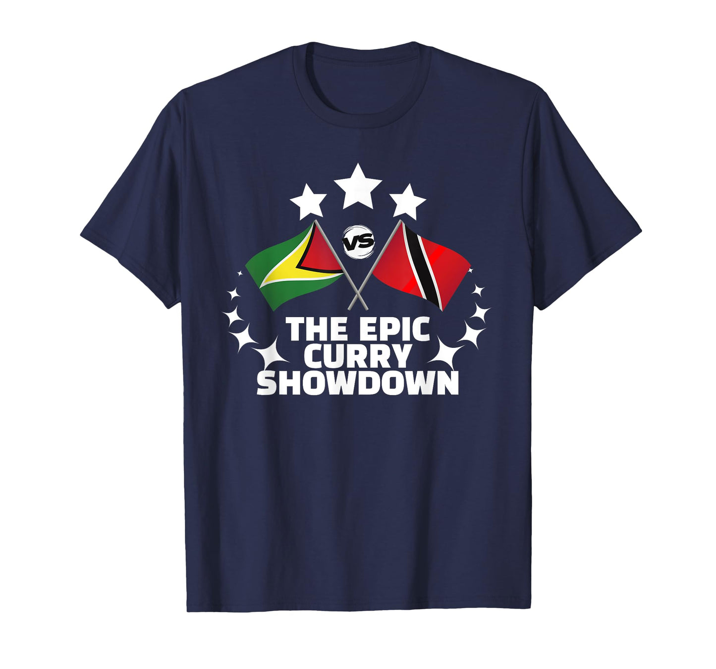 Guyana vs Trinidad - The Epic Curry Showdown Funny Cricket T-Shirt