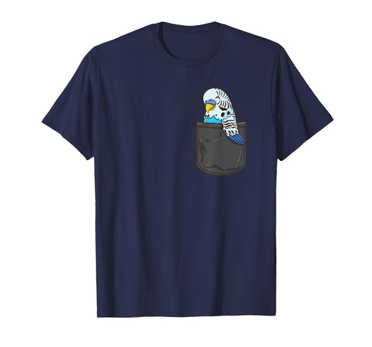 Budgie In Pocket Parakeet T-Shirt