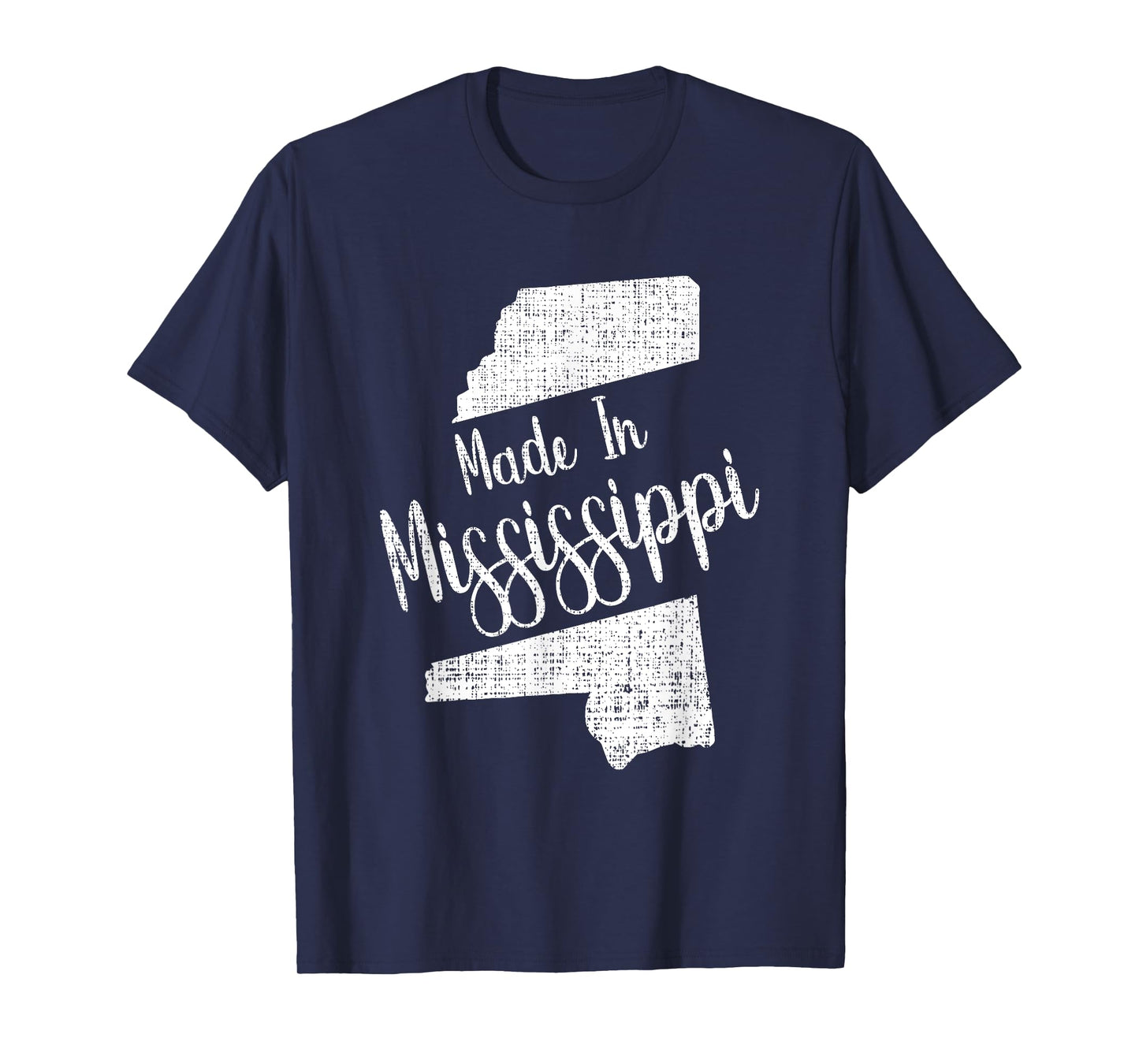 Mississippi State Map Souvenir Gift T-Shirt