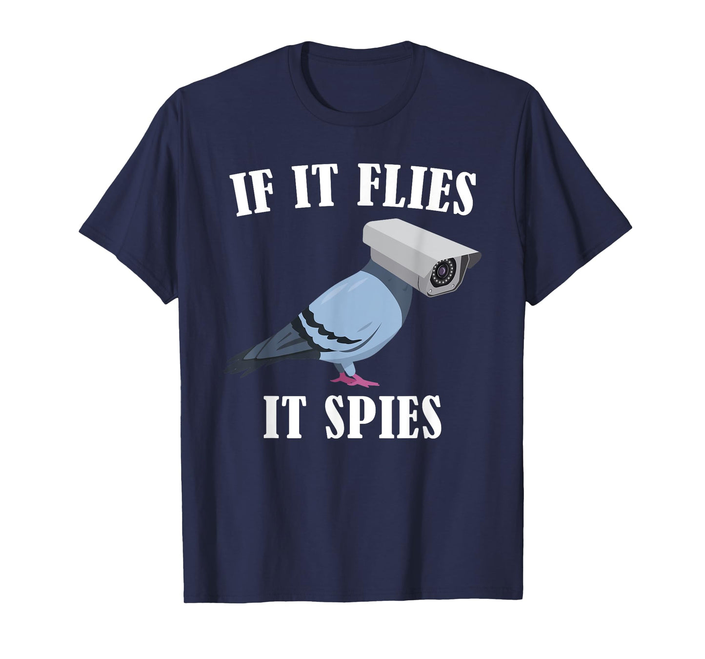 Birds Spie Conspiracy Joke Meme Surveillance | Mens & Womens T-Shirt