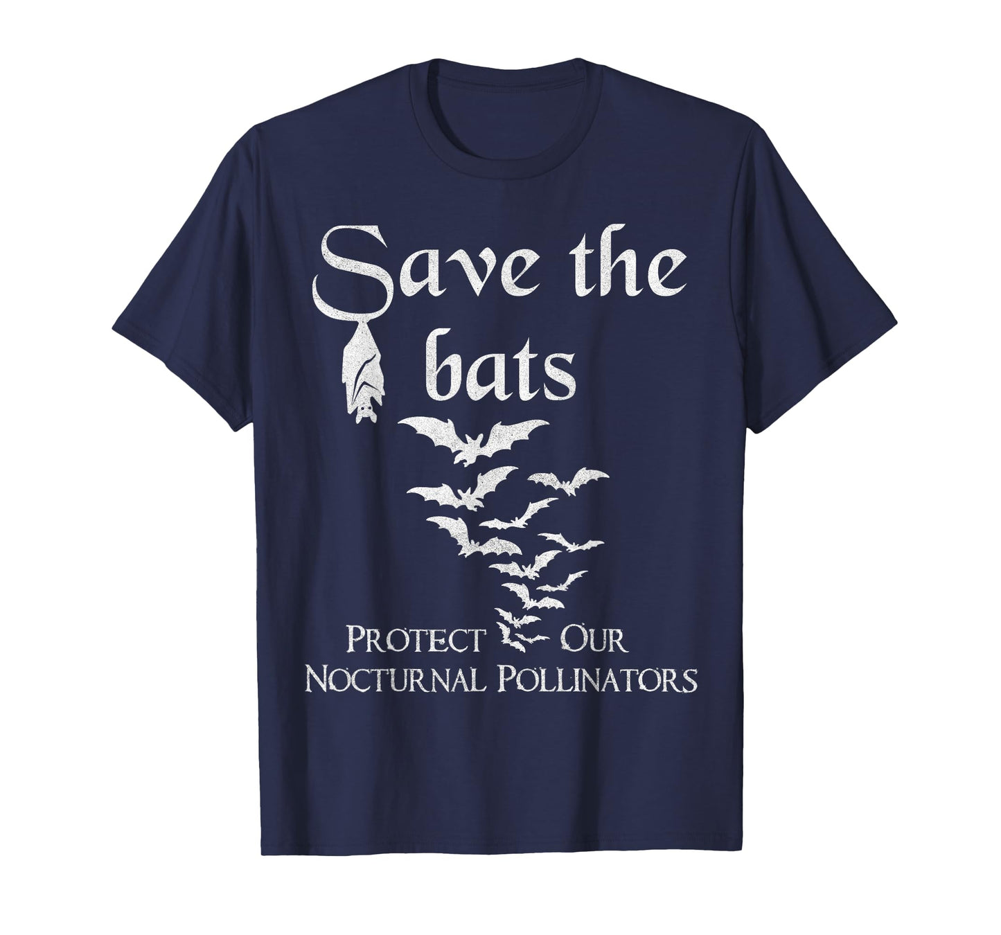 Bat biology Save the bats Protect our nocturnal pollinators T-Shirt
