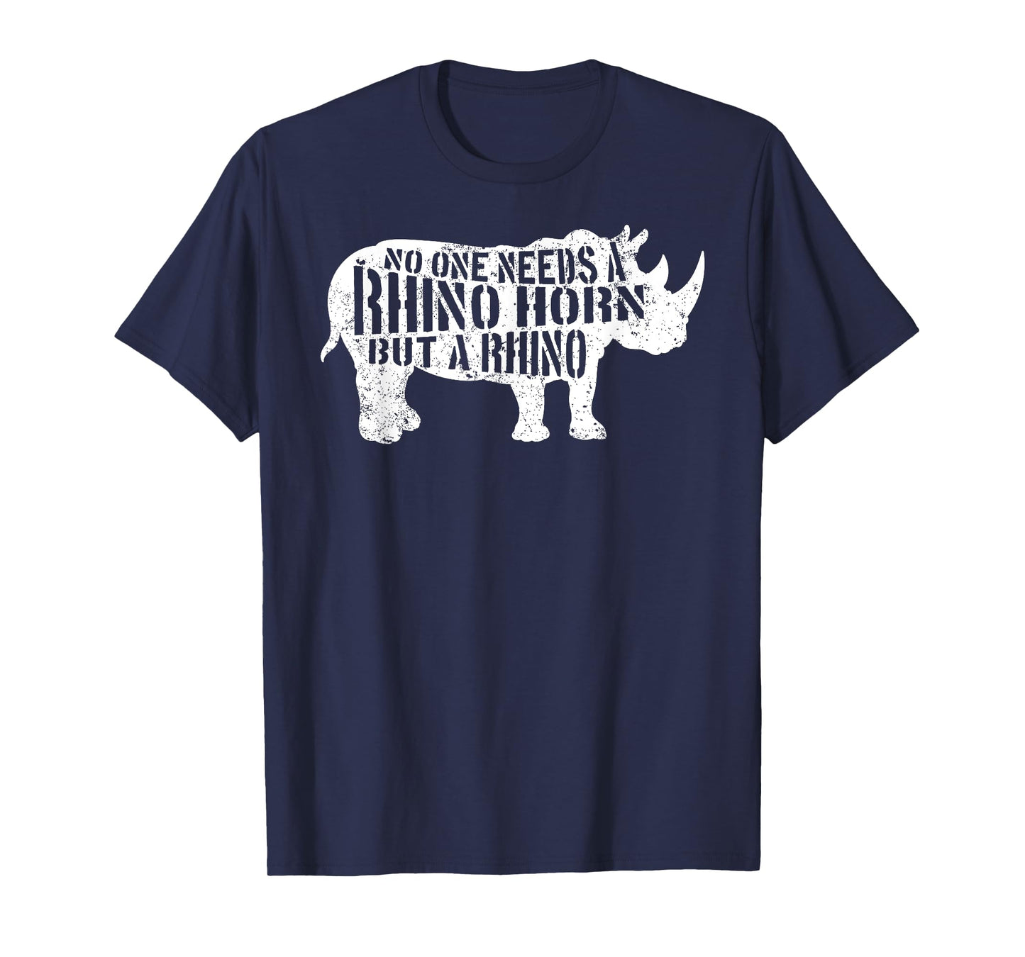 Rhino Horn Rhinoceros Animal Wildlife Lover Safari Africa T-Shirt
