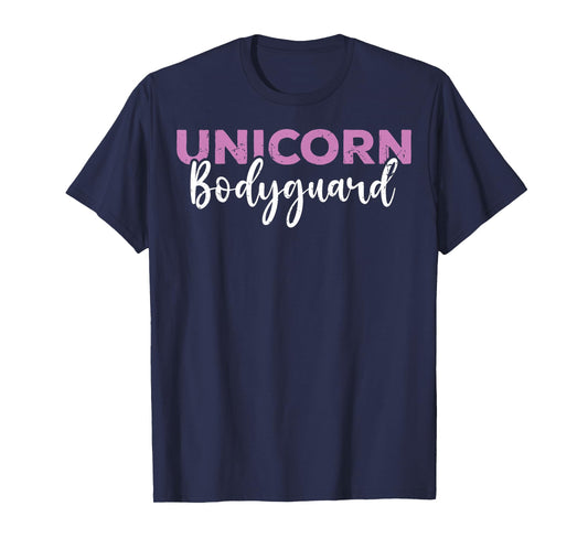 Costume Dad Funny Unicorn Bodyguard Unicorn Security Men T-Shirt