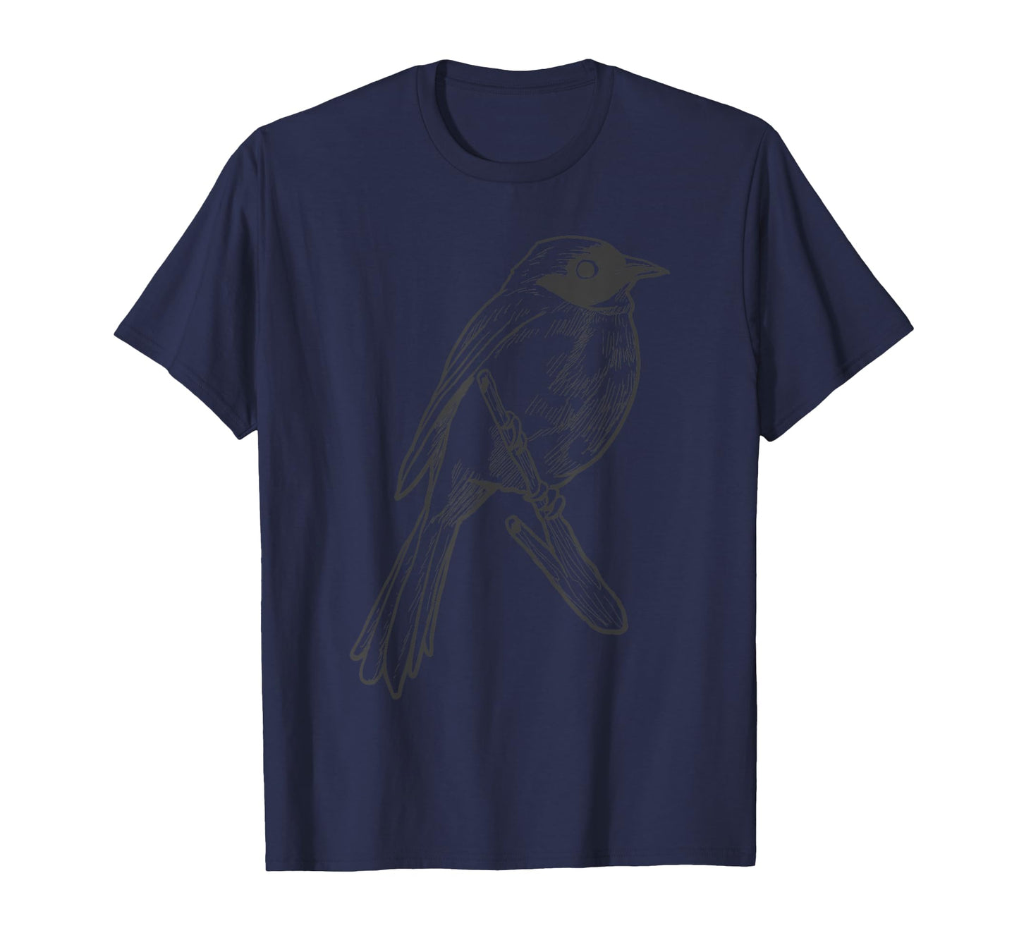 Vintage Birder Graphic Retro Chickadee Bird T-Shirt