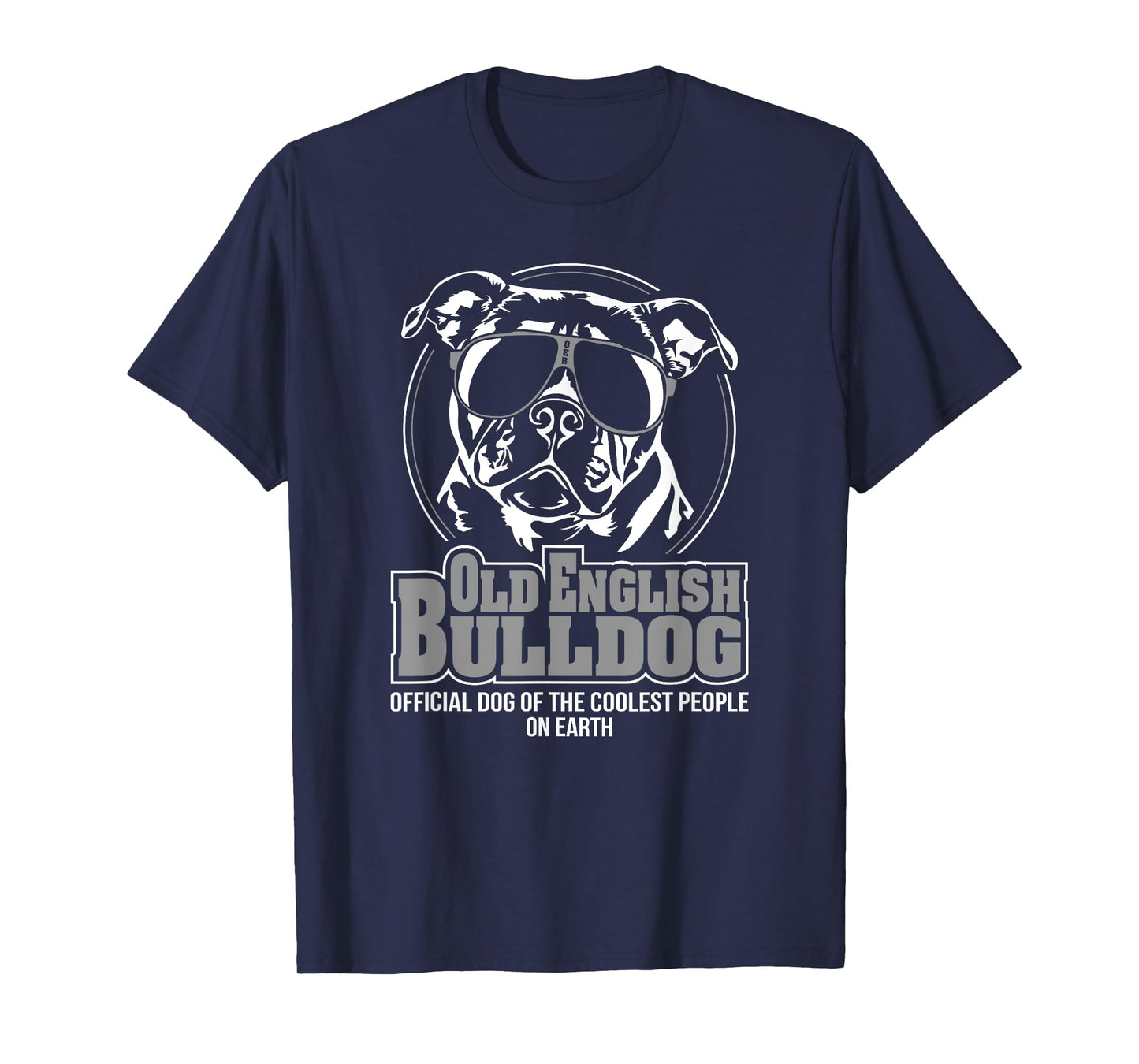 Funny Cool Old English Bulldog dog gift T-Shirt Shirt Tee T-Shirt