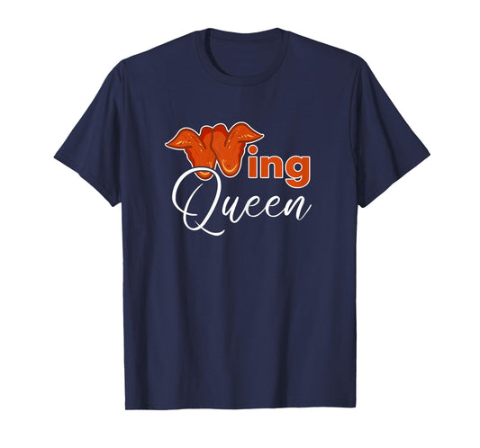 Chicken Wing Shirt Funny Wing Queen Fried Chicken T-Shirt