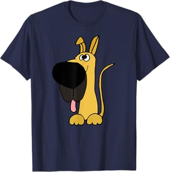 Smiletodaytees Funny Fawn Great Dane Dog Cartoon T-shirt for Men Women Kids