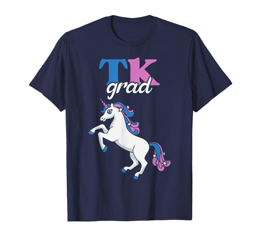 TK Graduate TK Graduation Transitional Kinder Grad Unicorn T-Shirt