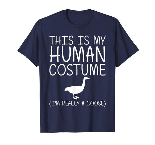 Goose Easy Halloween Human Costume Waterfowl Animal DIY Gift T-Shirt