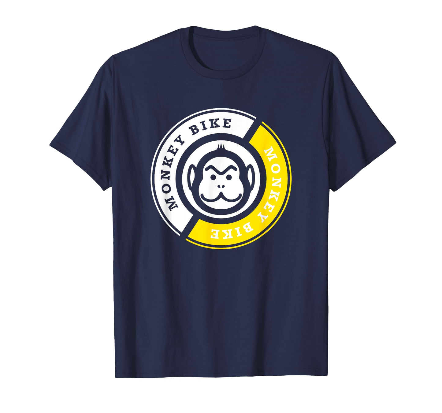 Monkey Bike Yellow Graphic T-Shirt