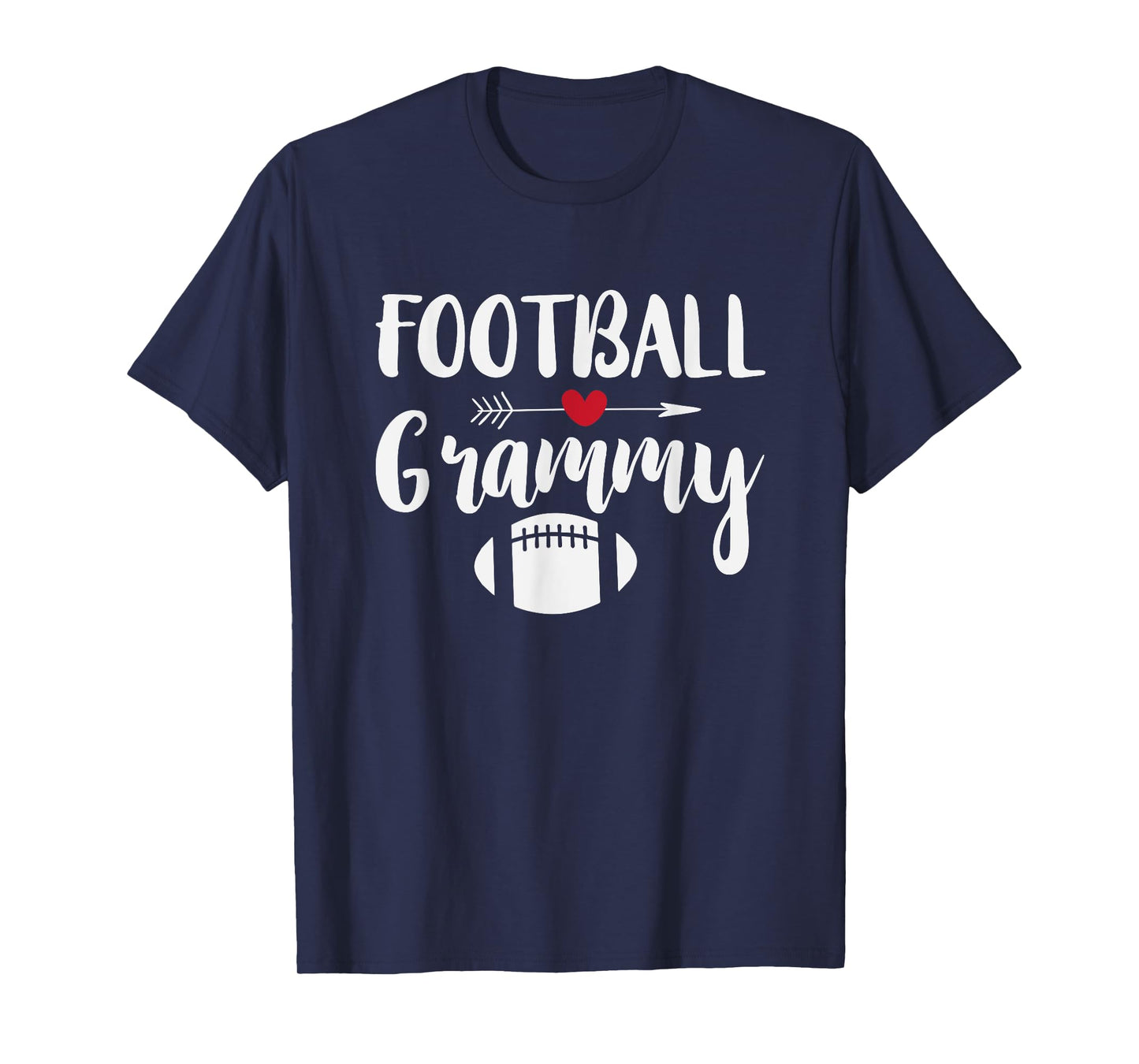 Football Grandma Shirt Sports Grandmother Grammy Gift T-Shirt