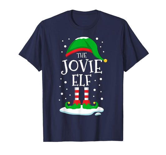 The Jovie Elf Christmas Family Matching Xmas Group Funny T-Shirt