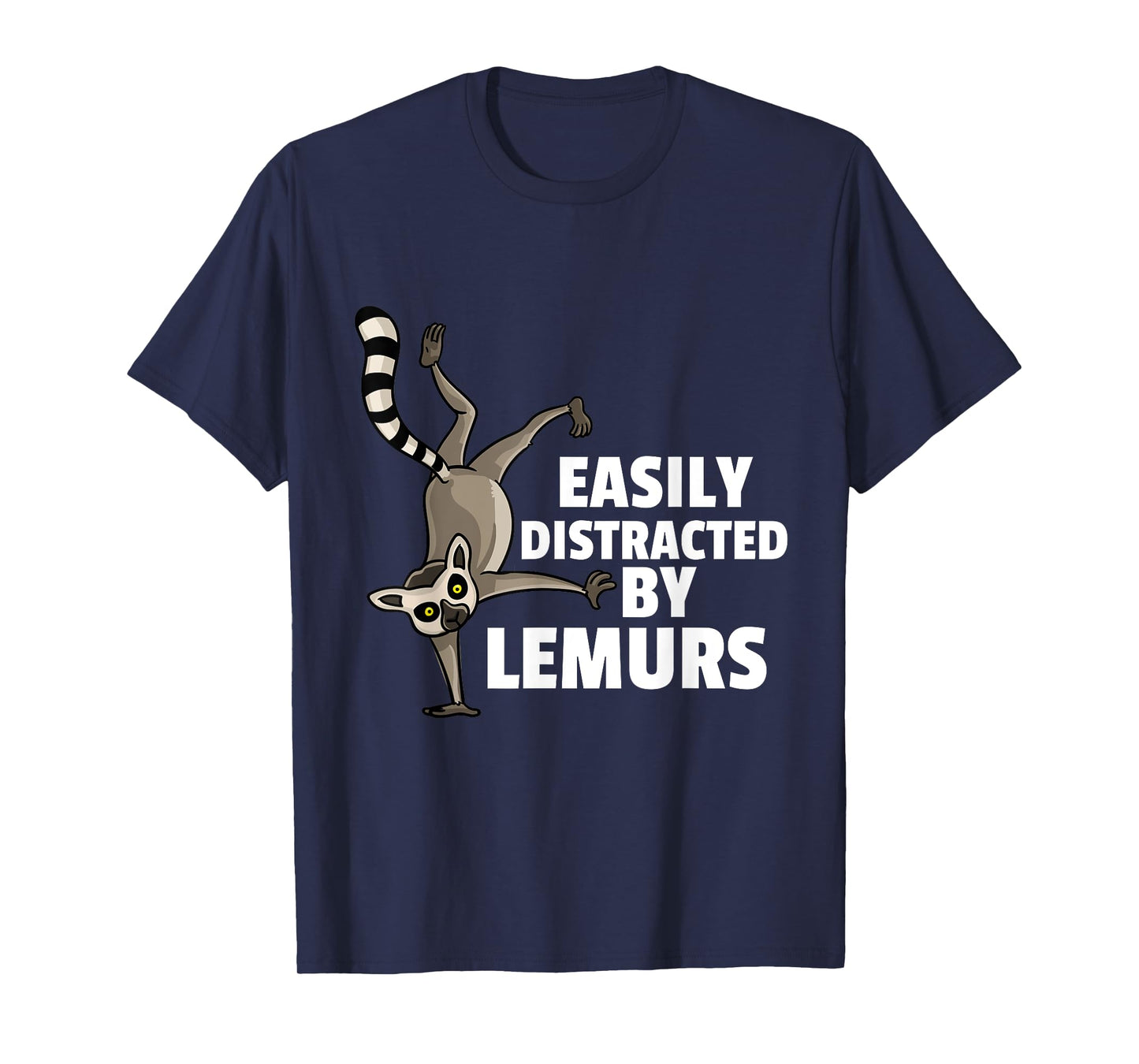 Lemur Monkey Funny Cute Sifakas Madagascar Love T-Shirt