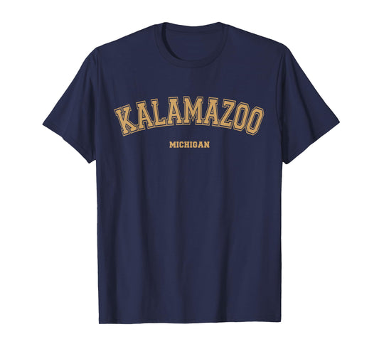 Kalamazoo Sports College Style on Kalamazoo T-Shirt