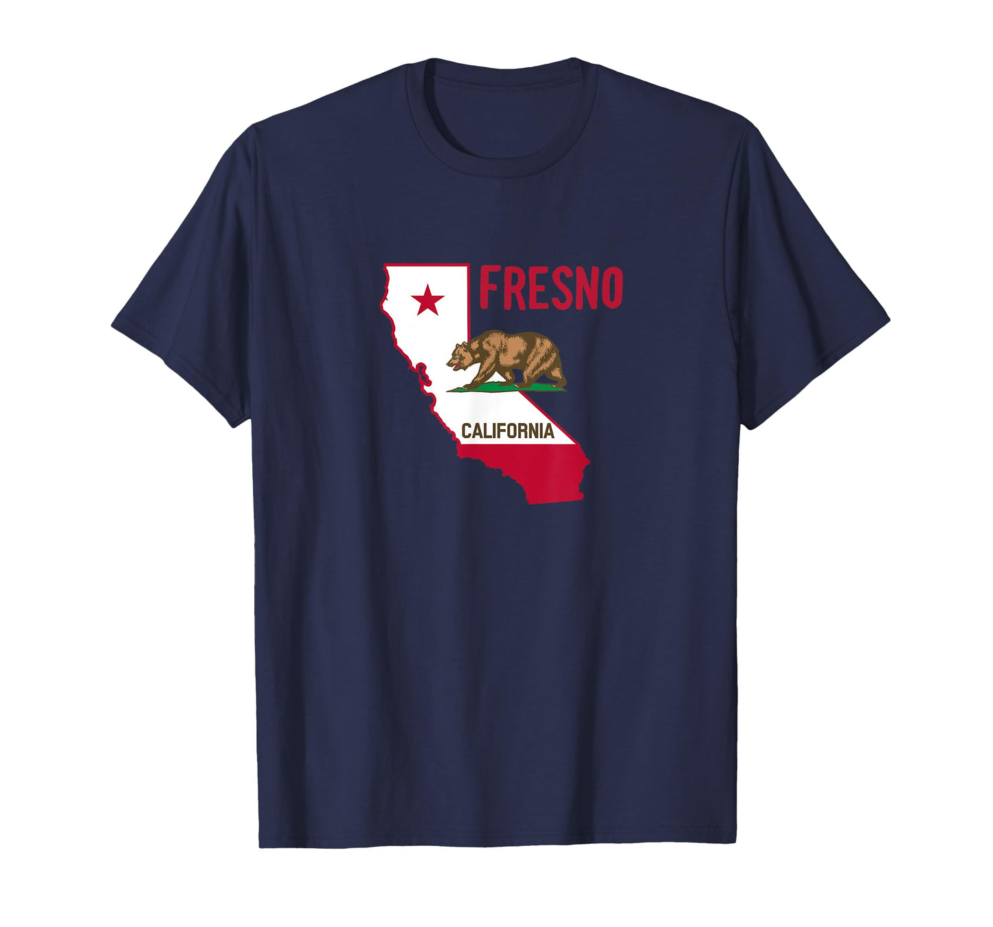 Fresno - California Flag / Cool Vintage Design of Fresno CA T-Shirt