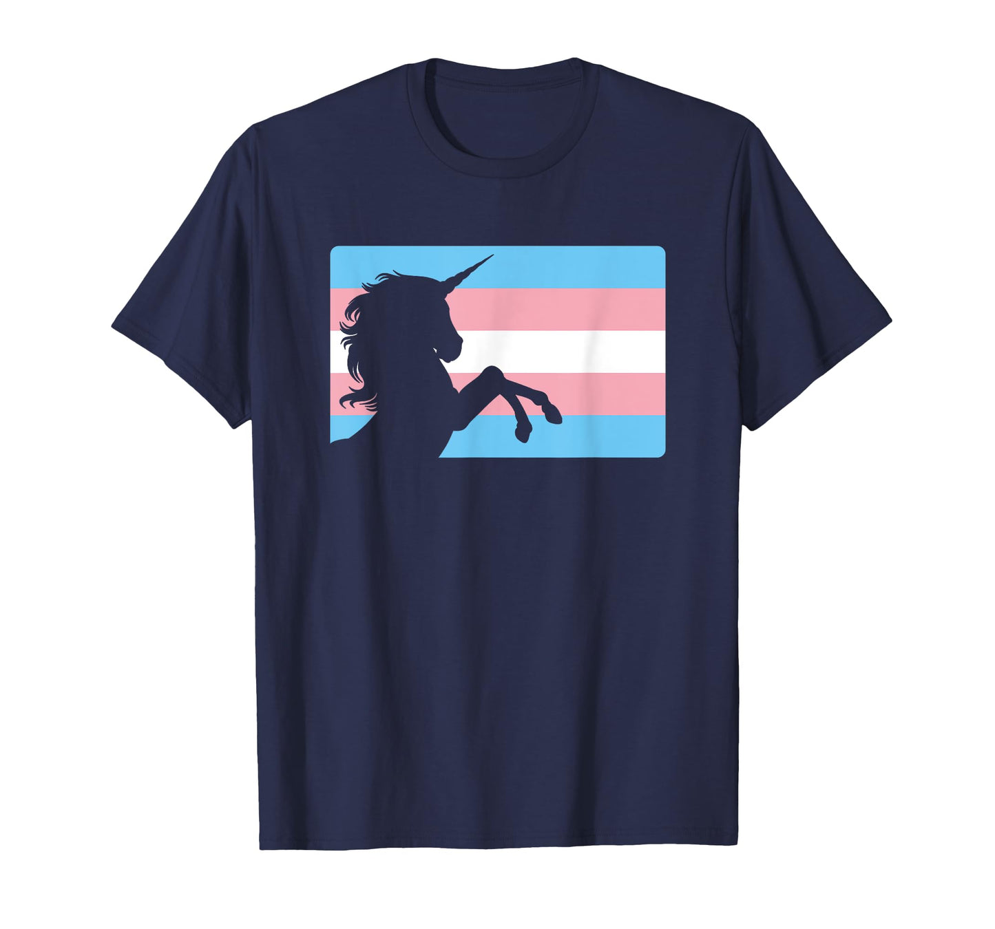 Transgender Unicorn Gift Trans Pride Flag Men Women Kids T-Shirt