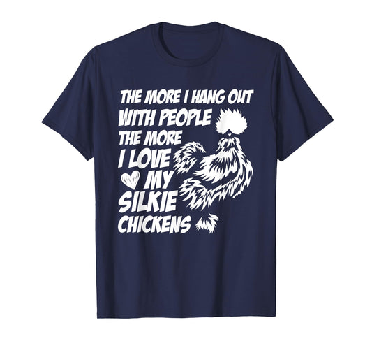 Silky Chicken Fluffy Chinese Silk Chicken Silkie Chicken T-Shirt