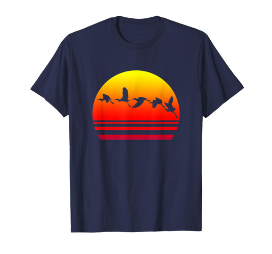 Cranes in the Sunset, Wetlands T-Shirt