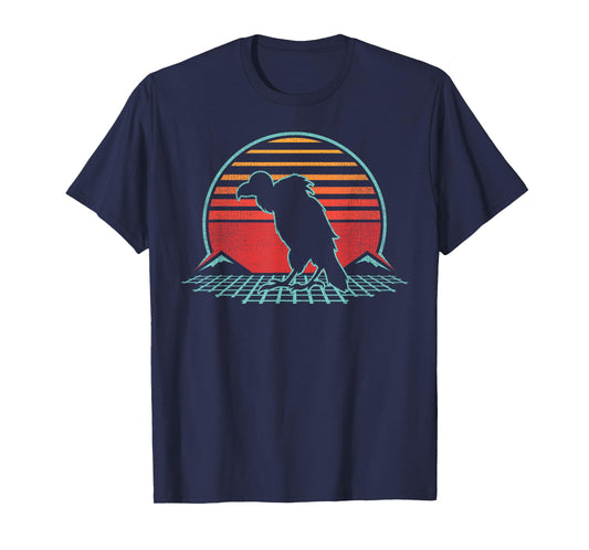 Vulture Lover Bird Animal Retro Vintage 80s Style T-Shirt