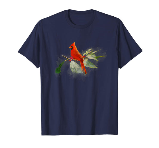 Wild Red Cardinal Bird T-Shirt T-Shirt