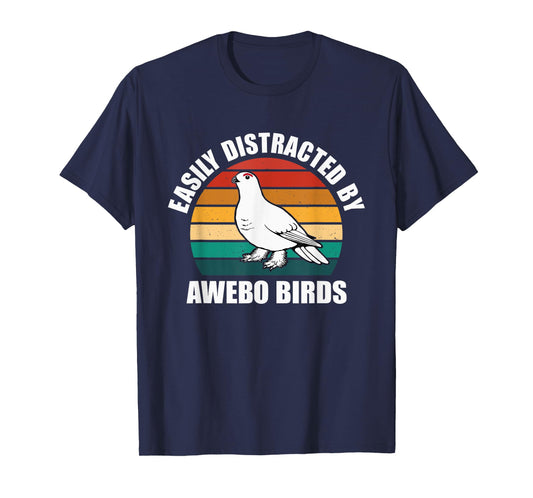 Awebo Meme Willow Ptarmigan Funny Arctic Chicken Awebo Bird T-Shirt