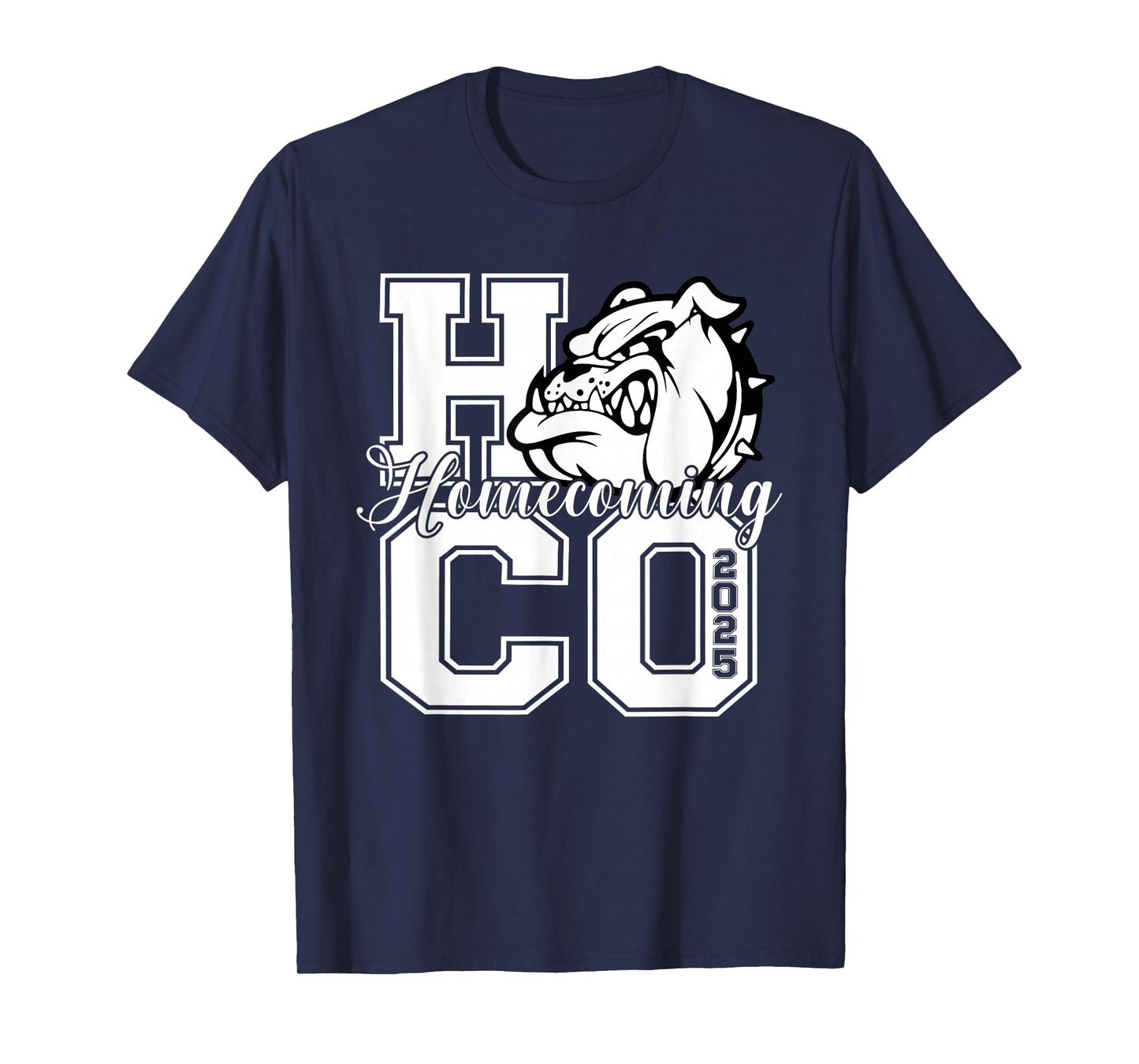 HOCO 2025 Homecoming Bulldog School Spirit Alumni Game Day T-Shirt