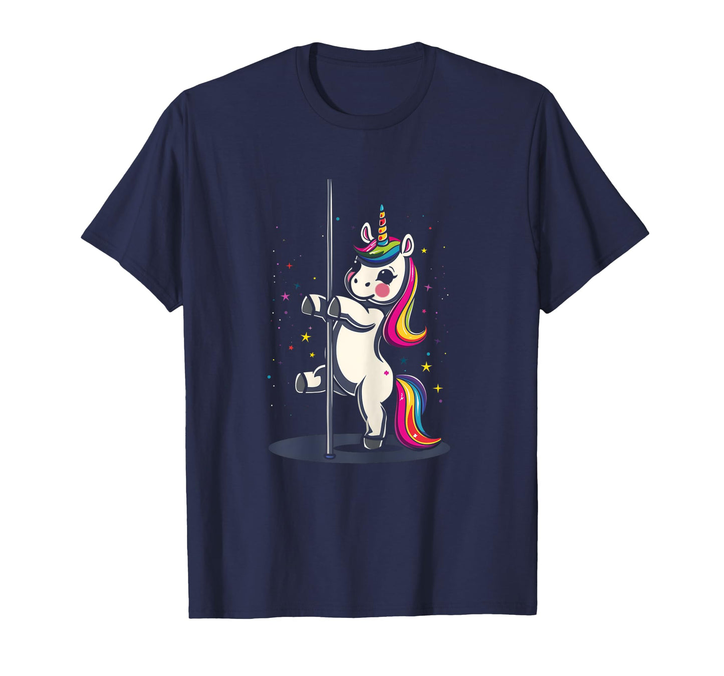 Pole Dance Dancing Unicorn Exotic Dancer Cute T-Shirt
