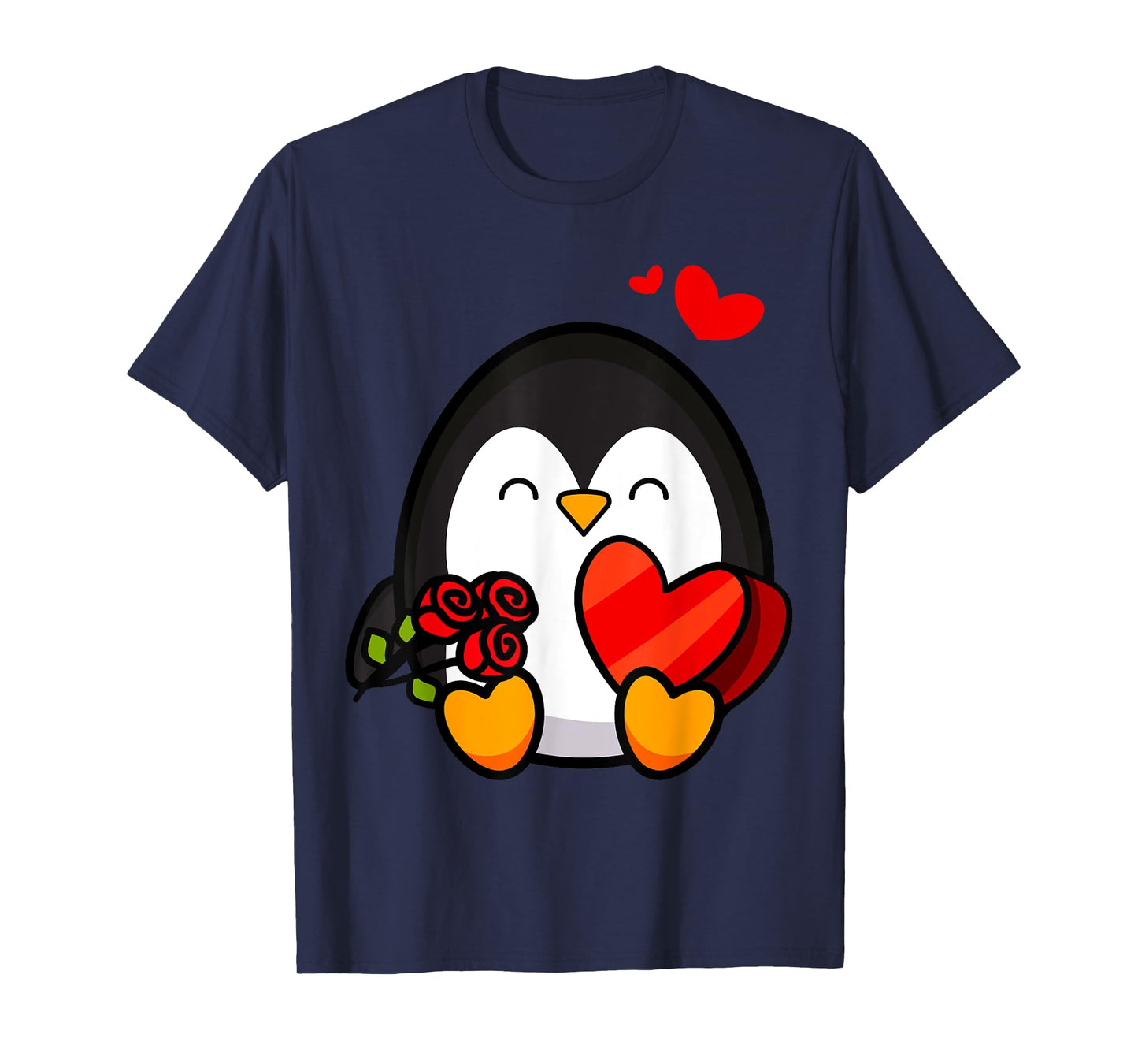 Valentine Penguin Shirt | Cool Cupid Seabird T-Shirt Gift T-Shirt