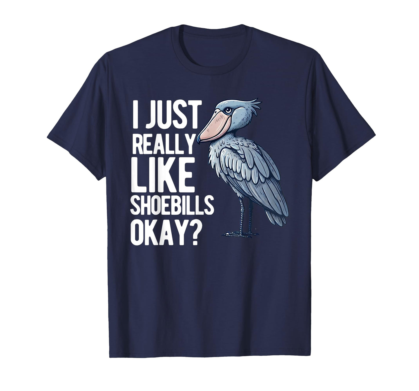 Shoebill Stork Bird Shoe-billed Stork Women Men Whaleheads T-Shirt