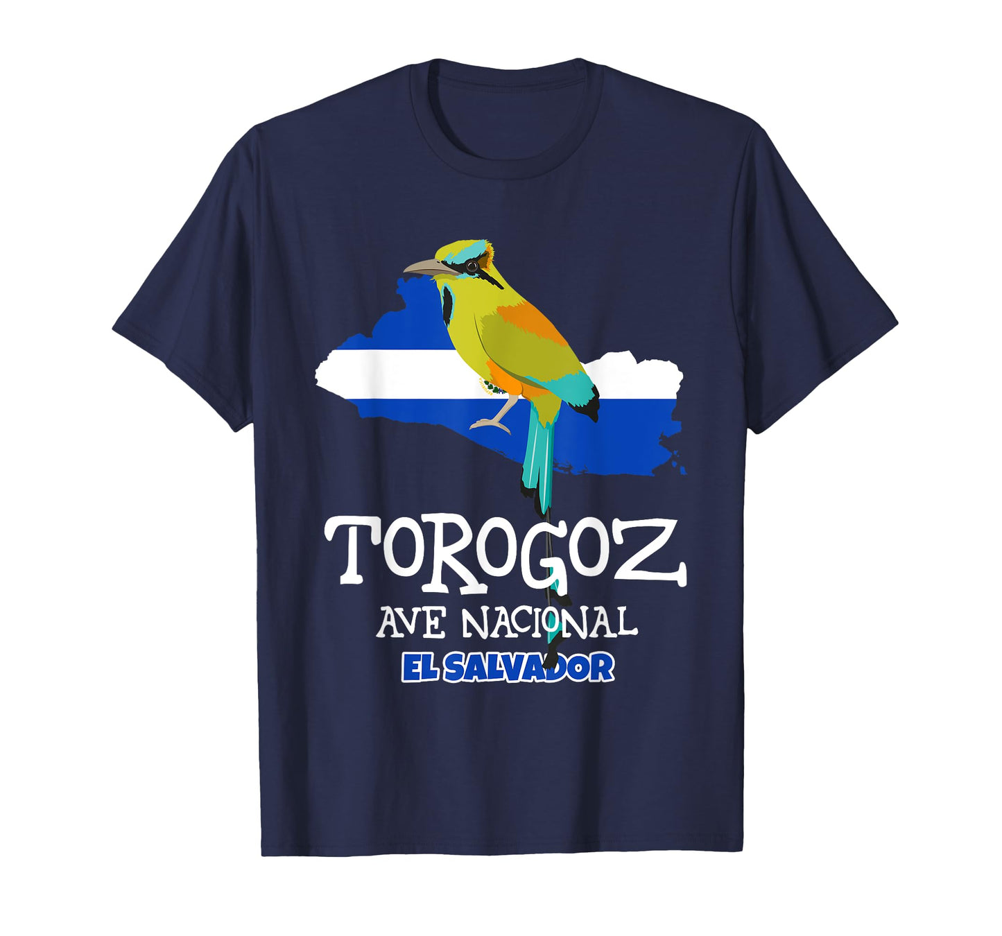 Torogoz Ave Nacional El Salvadorian Gifts National Bird T-Shirt