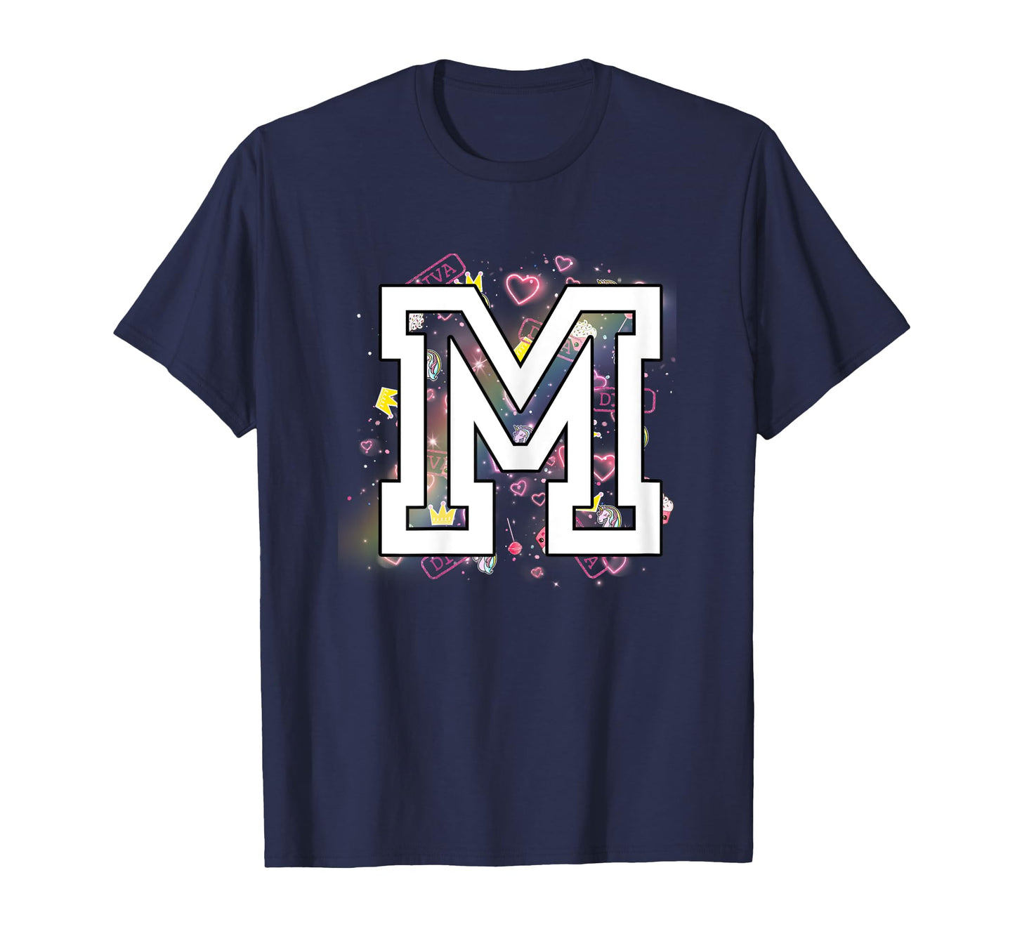Kids Letter M Clothing For a Girl Who's Name Starts With M T-Shirt