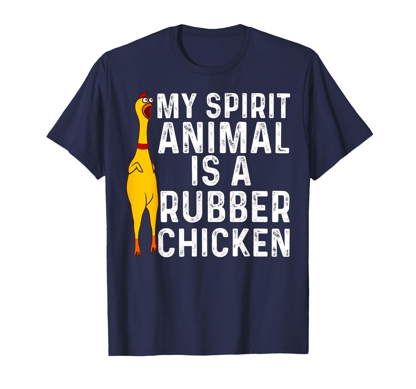 Funny Rubber Chicken Gift Men Women Rubber Chicken Costume T-Shirt