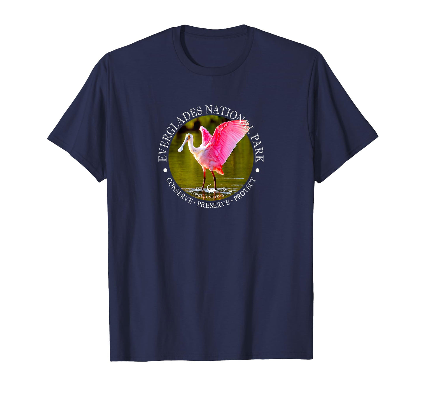 Everglades National Park Tee for Spoonbill Lovers T-Shirt
