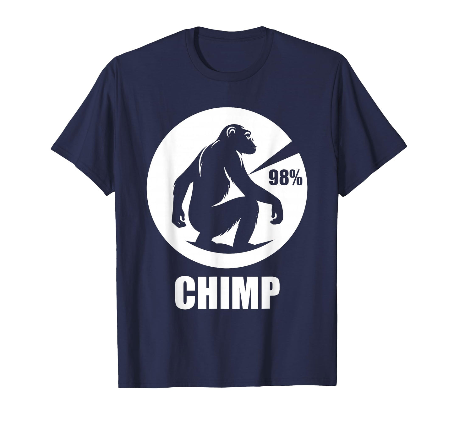 Chimp 98% Funny Chimpanzee Monkey T-Shirt
