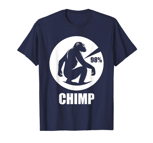 Chimp 98% Funny Chimpanzee Monkey T-Shirt