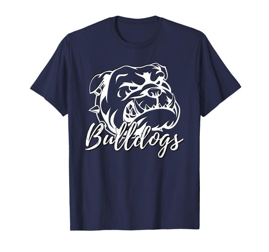 Bulldogs School Sports Fan Team Spirit T-Shirt