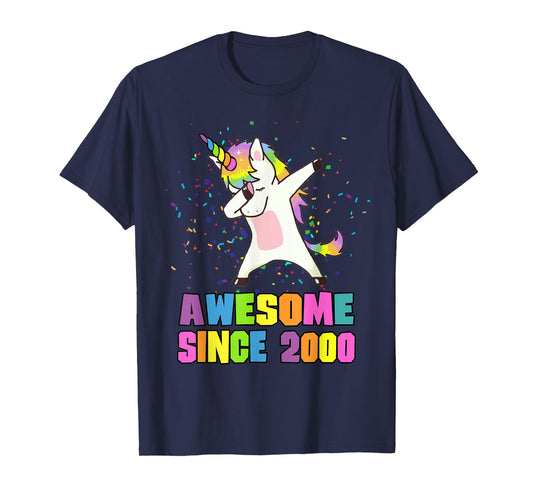 Awesome Since 2000 Unicorn T-Shirt