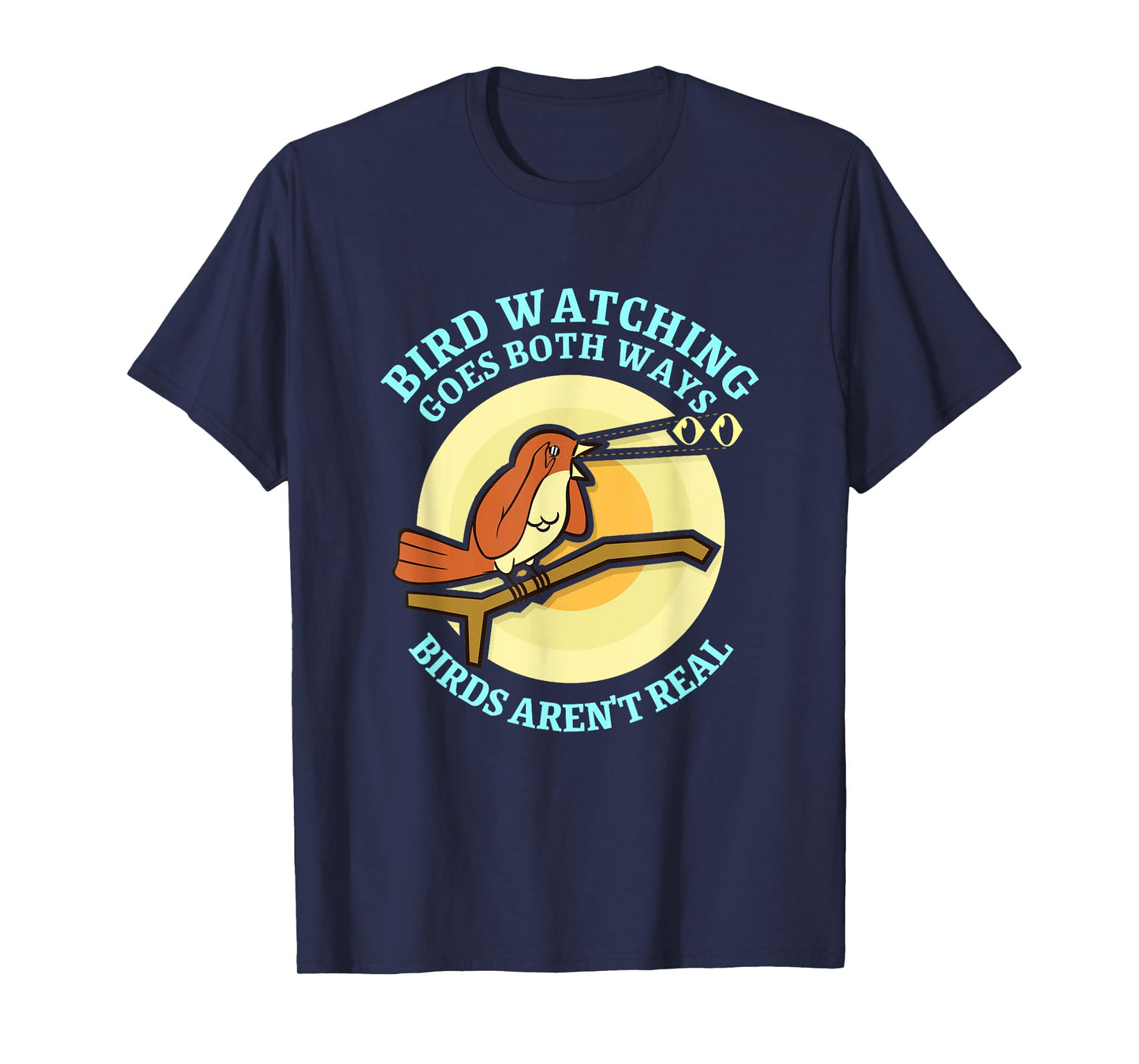 Funny Bird Watching Goes Both Ways T-Shirt